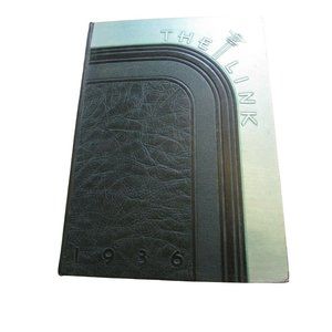 1936 Vintage Yearbook The Link Stevens Institute Technology Hoboken NJ 34687